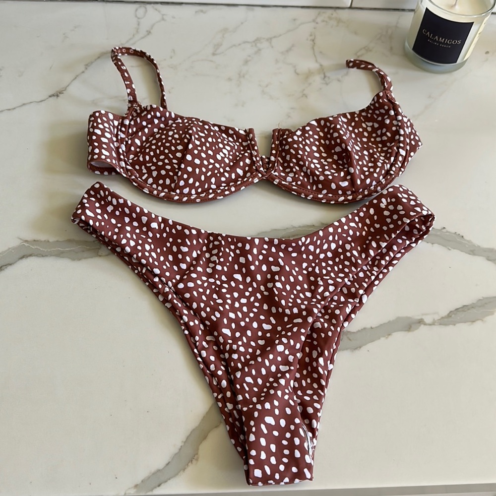 NWOT high hip bikini set!